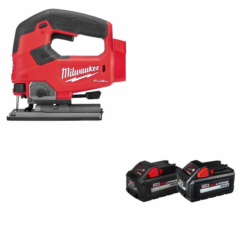 Milwaukee M18 FUEL Jig Saw, Bare W/ 48-11-1868 M18 18V Battery, 2 Pack
