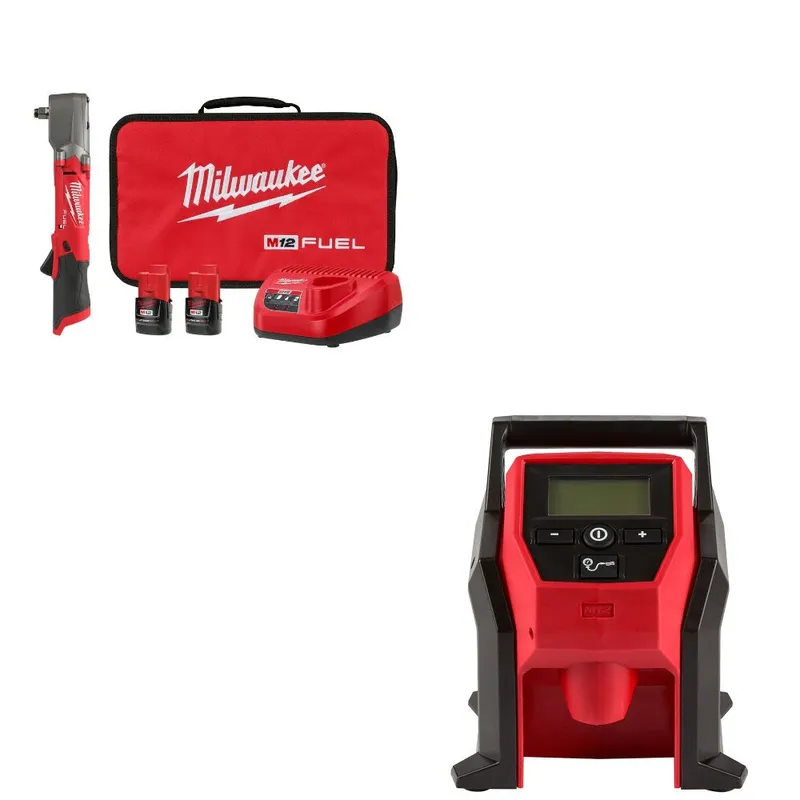 Milwaukee Impact Wrench Kit W/ FREE 2475-20 Compact Inflator