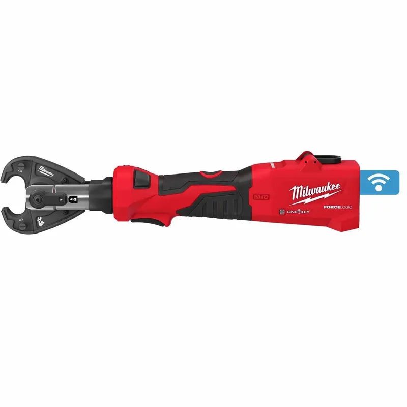 Milwaukee M18 FORCE LOGIC 6T Linear Utility Crimper w/ O-D3 Jaw
