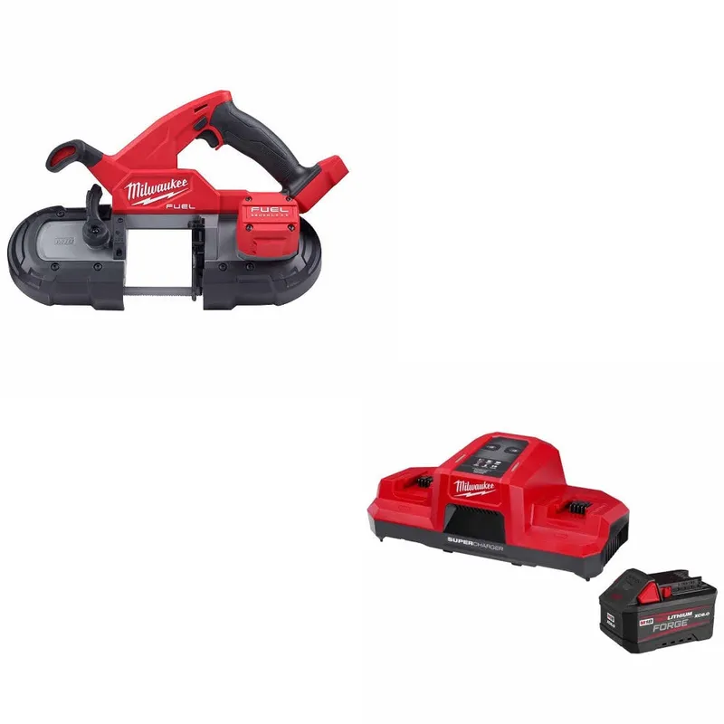 Milwaukee M18 FUEL Band Saw, Bare W/ 48-59-1861 M18 18V Starter Kit