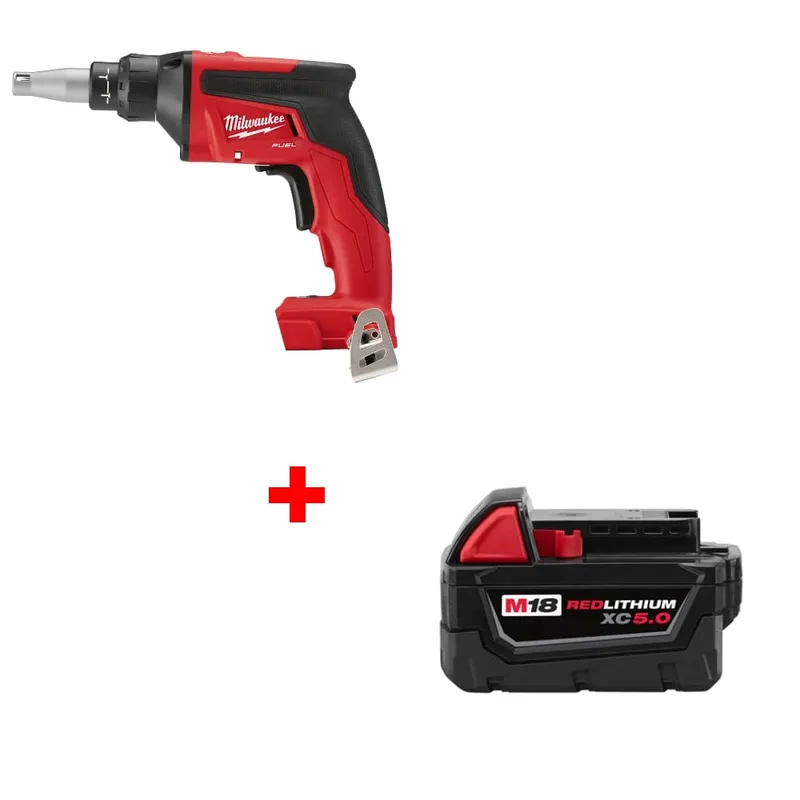 Milwaukee M18 FUEL Screw Gun, Bare w/ FREE 48-11-1850 M18 Battery Pack