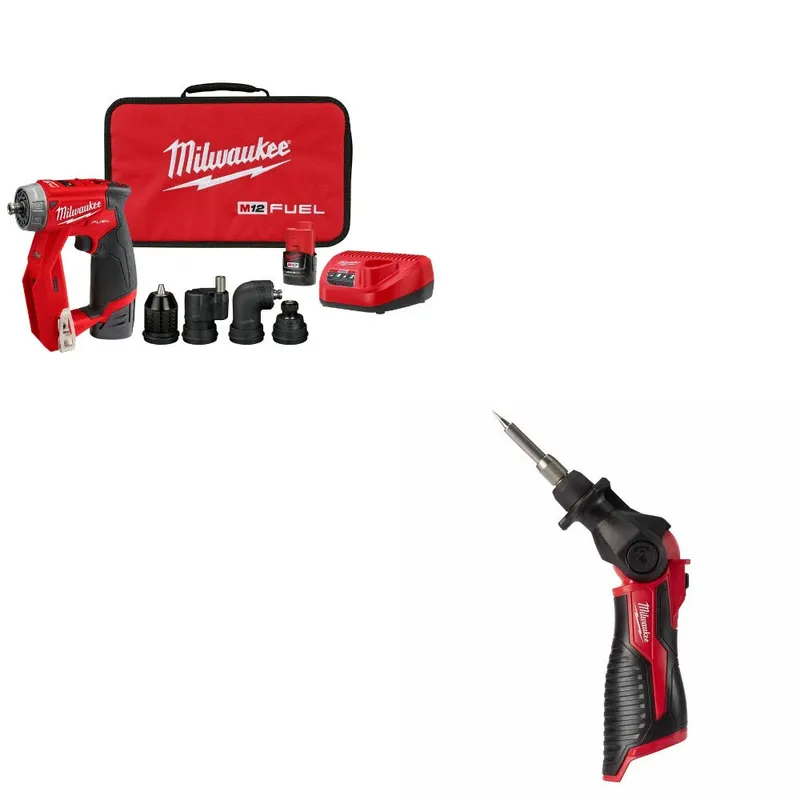 Milwaukee Drill Kit W/ FREE 2488-20 Soldering Iron
