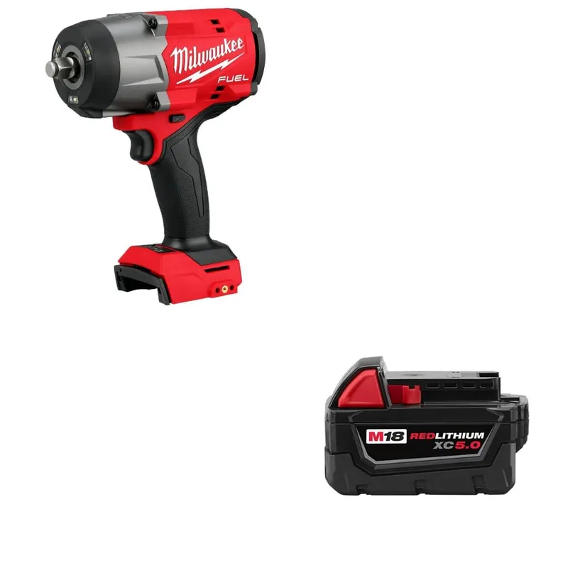 Milwaukee M18 FUEL 1/2" HT Impact Wrench w/ 48-11-1850 Battery