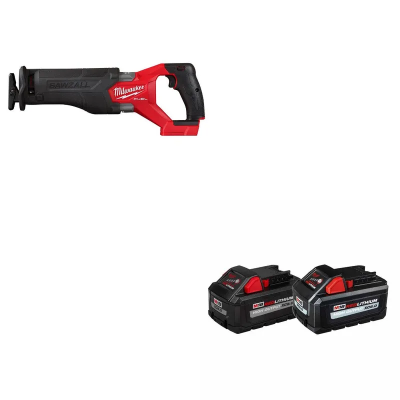 Milwaukee M18 FUEL SAWZALL Recip Saw W/ 48-11-1868 M18 18V Battery, 2Pk