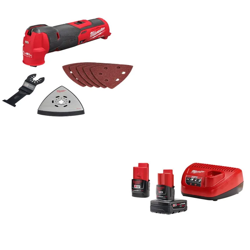 Milwaukee M12 FUEL Multi-Tool W/ FREE 48-59-2424 M12 12V Starter Kit