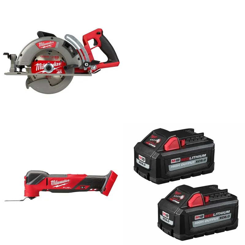Milwaukee M18 FUEL Circ Saw W/ 2836-20 M18 Multi-Tool & FREE Battery-2Pk