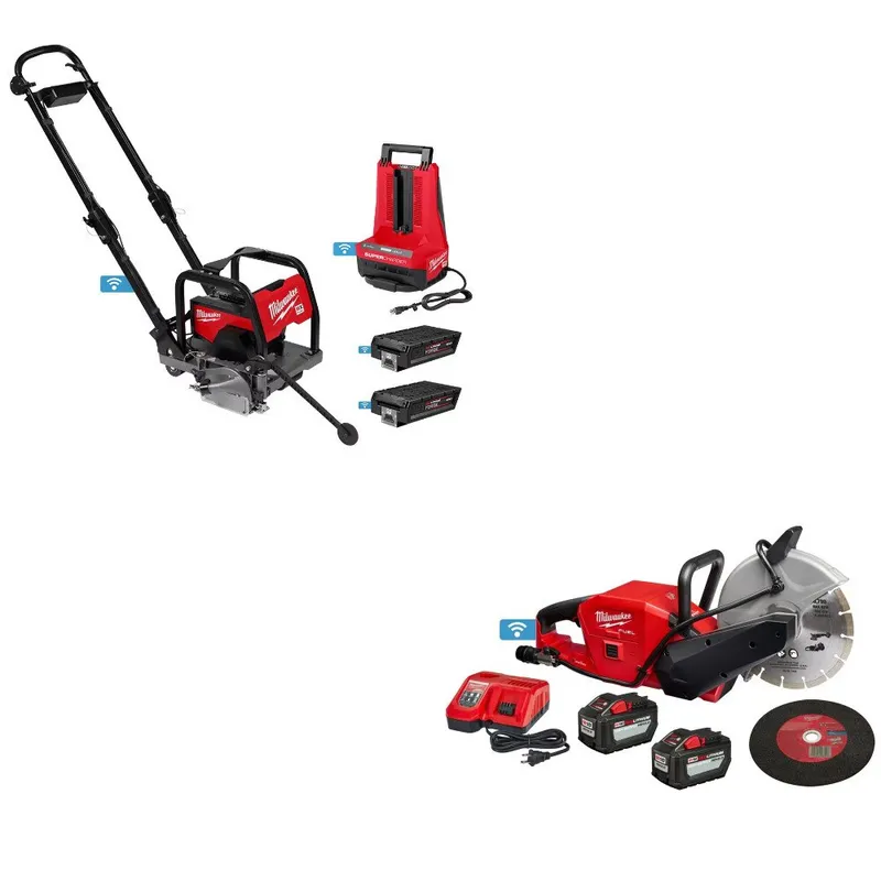 Milwaukee 6" Concrete Saw Kit W/ FREE 2786-22HD 9" Cut-Off Saw