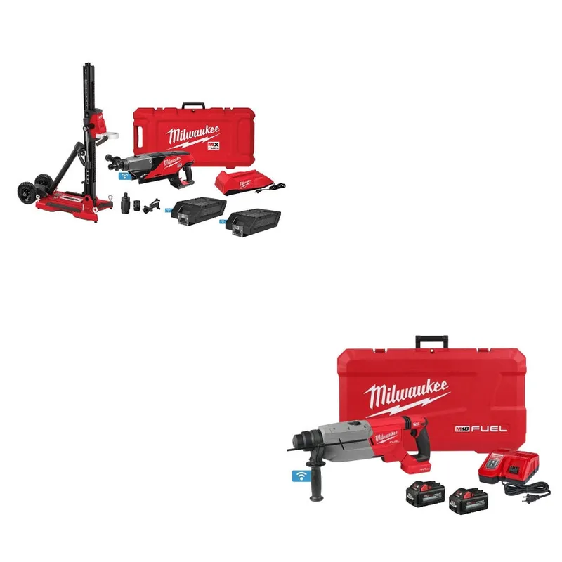 Milwaukee Core Drill Kit W/ FREE 2916-22 Rotary Hammer Kit
