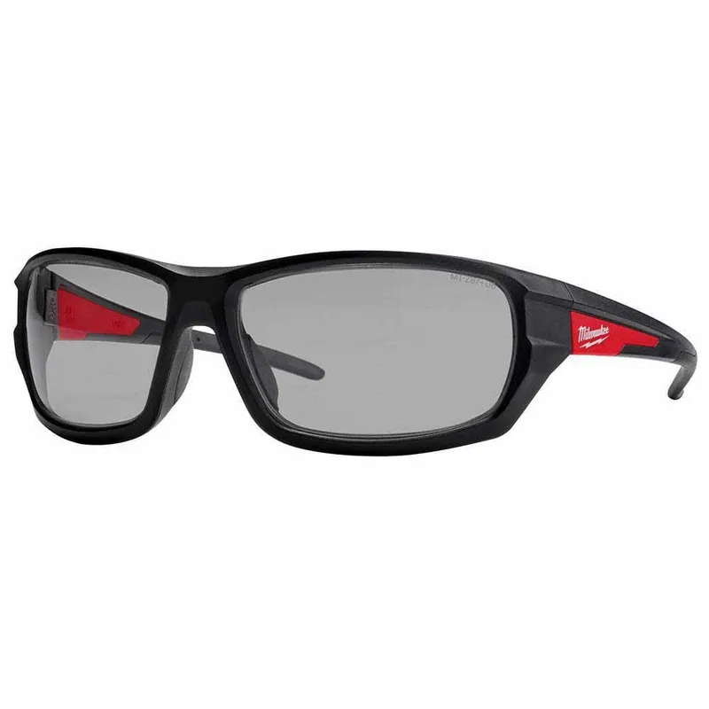 Milwaukee Performance Safety Glasses - Gray Fog-Free Lenses (Polybag)
