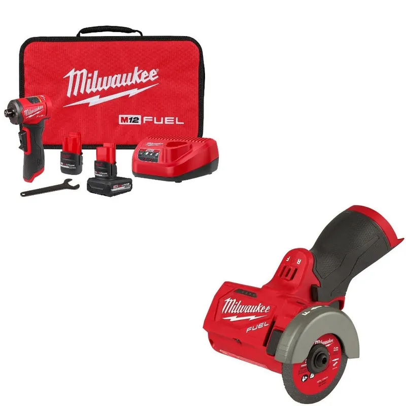 Milwaukee Right Angle Die Grinder Kit W/ FREE 2522-20 Cut Off Tool