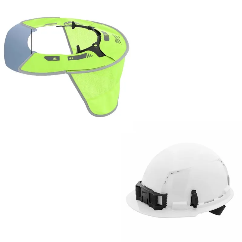 Milwaukee Sun Visor Kit W/ FREE White Vented Hard Hat