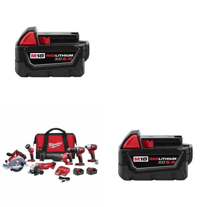 Milwaukee M18 6-Tool Combo W/ FREE (2) 48-11-1850 M18 Battery
