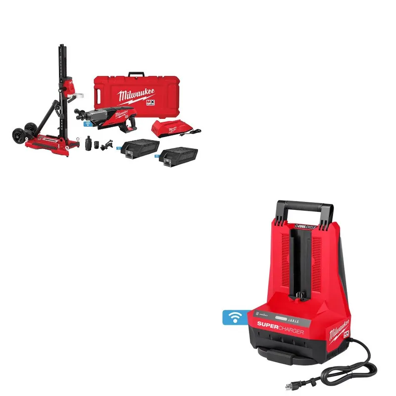 Milwaukee Core Drill Kit W/ FREE MXFSC Super Charger