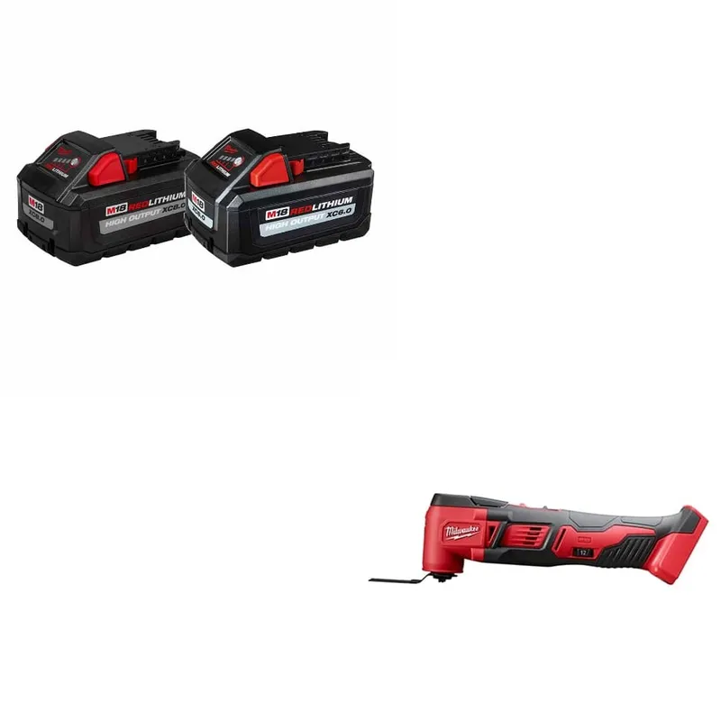 Milwaukee M18 18V Battery, 2-Pack W/ FREE 2626-20 M18 Multi-Tool