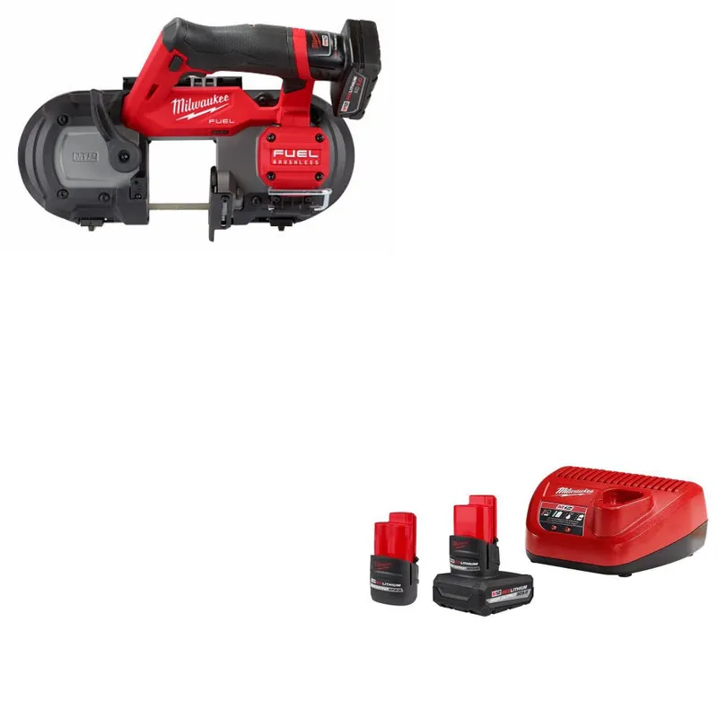 Milwaukee M12 FUEL Band Saw Kit W/ 48-59-2452S M12 Starter Kit