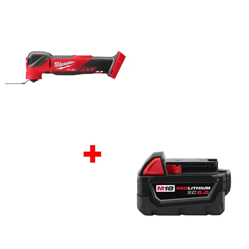 Milwaukee M18 FUEL Oscillating Multi-Tool w/ FREE 48-11-1850 Battery Pk