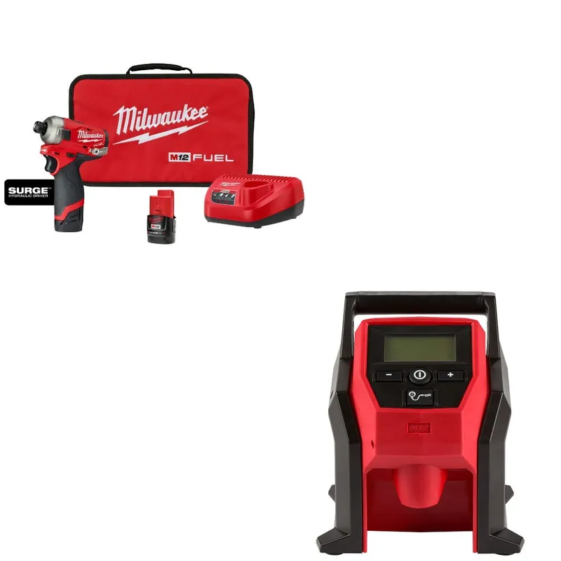 Milwaukee Hydraulic Driver Kit W/ FREE 2475-20 Compact Inflator