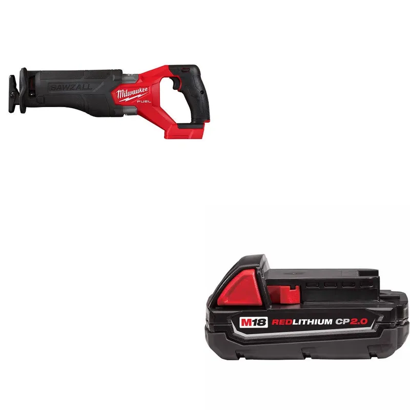 Milwaukee M18 FUEL SAWZALL Recip Saw W/ 48-11-1820 M18 2.0 Battery Pack