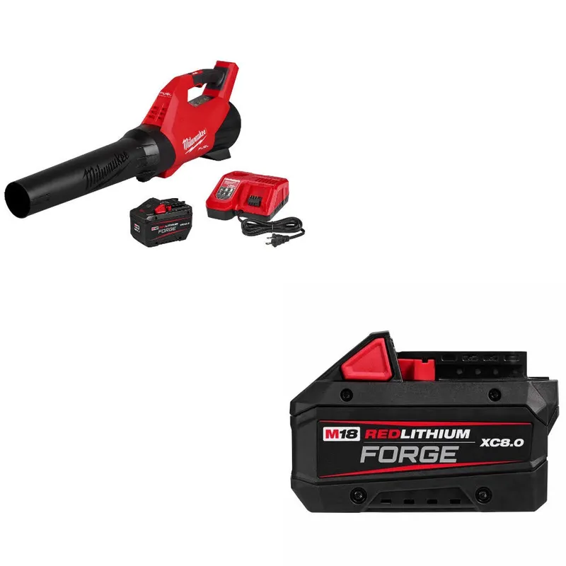 Milwaukee M18 FUEL Blower Kit W/ 48-11-1881 M18 XC8.0 Battery Pack