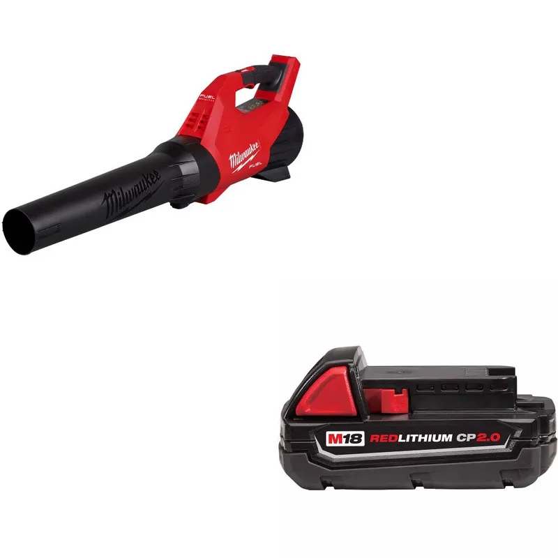 Milwaukee M18 FUEL Blower, Bare Tool W/ 48-11-1820 M18 2.0 Battery Pack