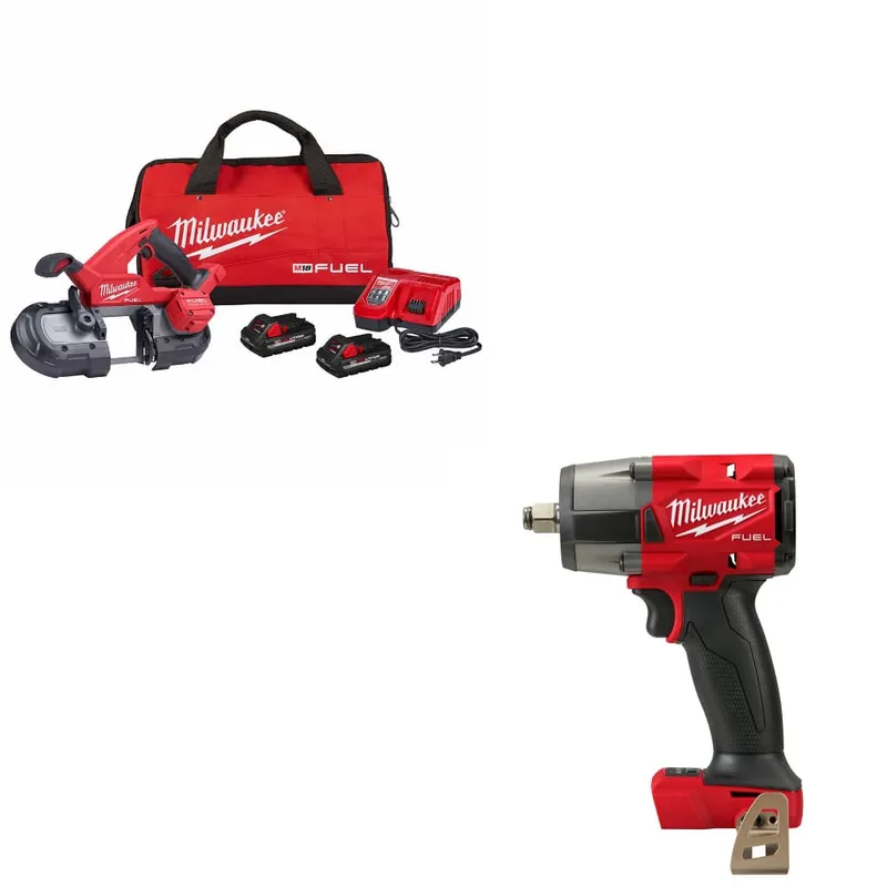 Milwaukee M18 FUEL Band Saw Kit W/ FREE 2962-20 M18 FUEL Impact Wrench