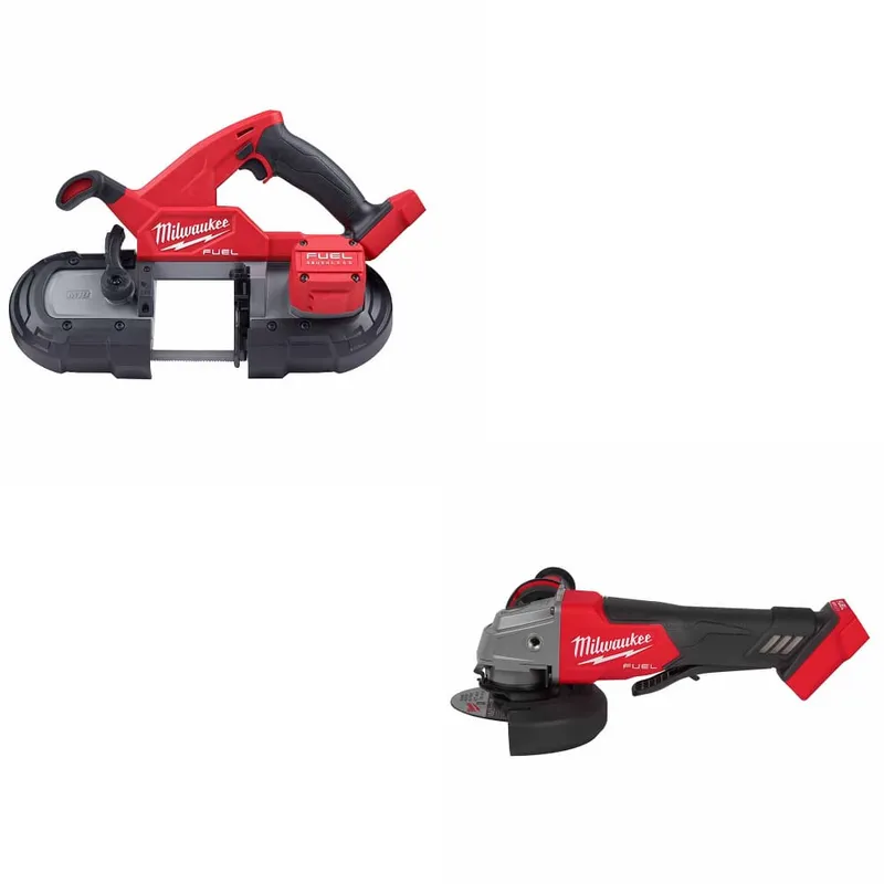 Milwaukee M18 FUEL Band Saw, Bare Tool w/ FREE 2880-20 M18 FUEL Grinder