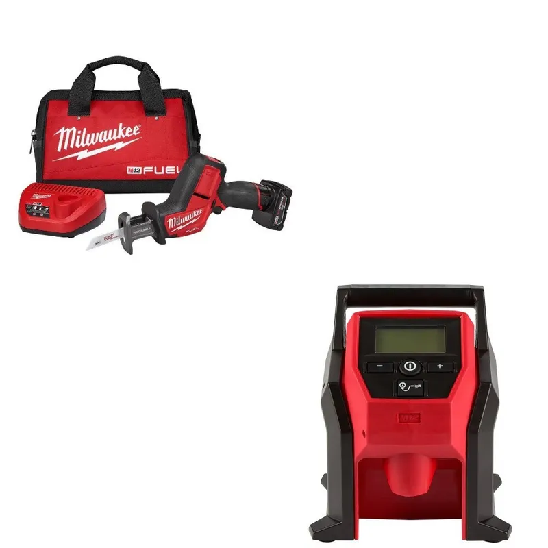 Milwaukee Hackzall Recip Saw Kit W/ FREE 2475-20 Inflator