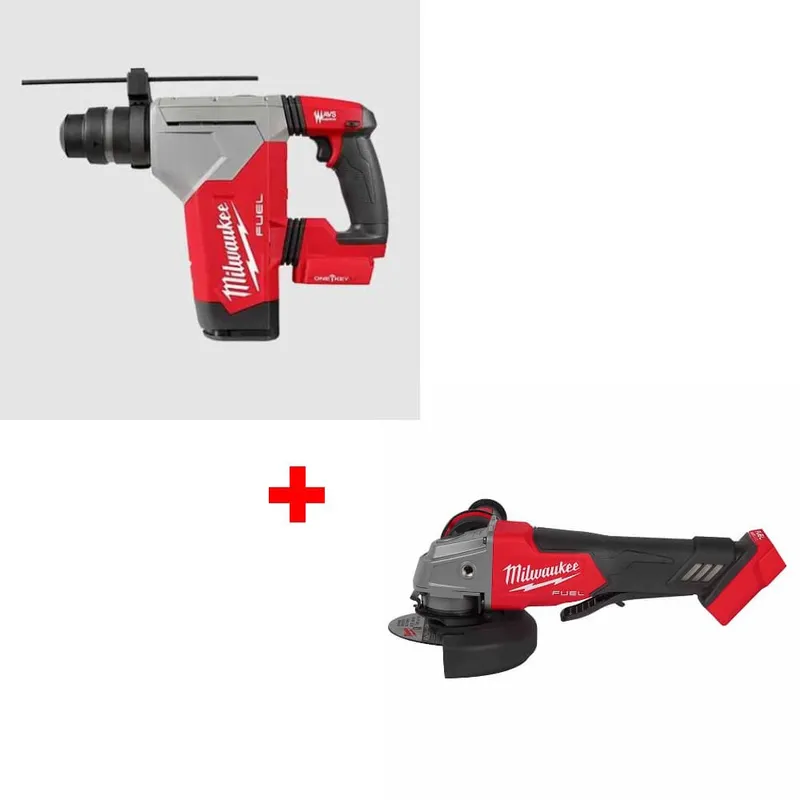 Milwaukee M18 FUEL Rotary Hammer, Bare w/ FREE 2880-20 M18 Grinder