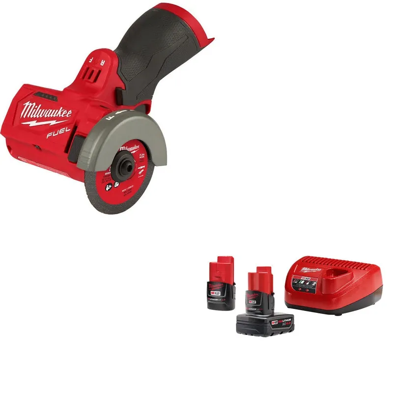 Milwaukee M12 FUEL Cut Off Tool W/ FREE 48-59-2424 M12 12V Starter Kit
