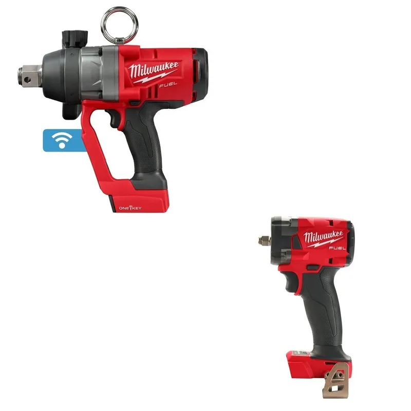 Milwaukee 1" HTIW Impact Wrench w/ONE-KEY W/ FREE 2854-20