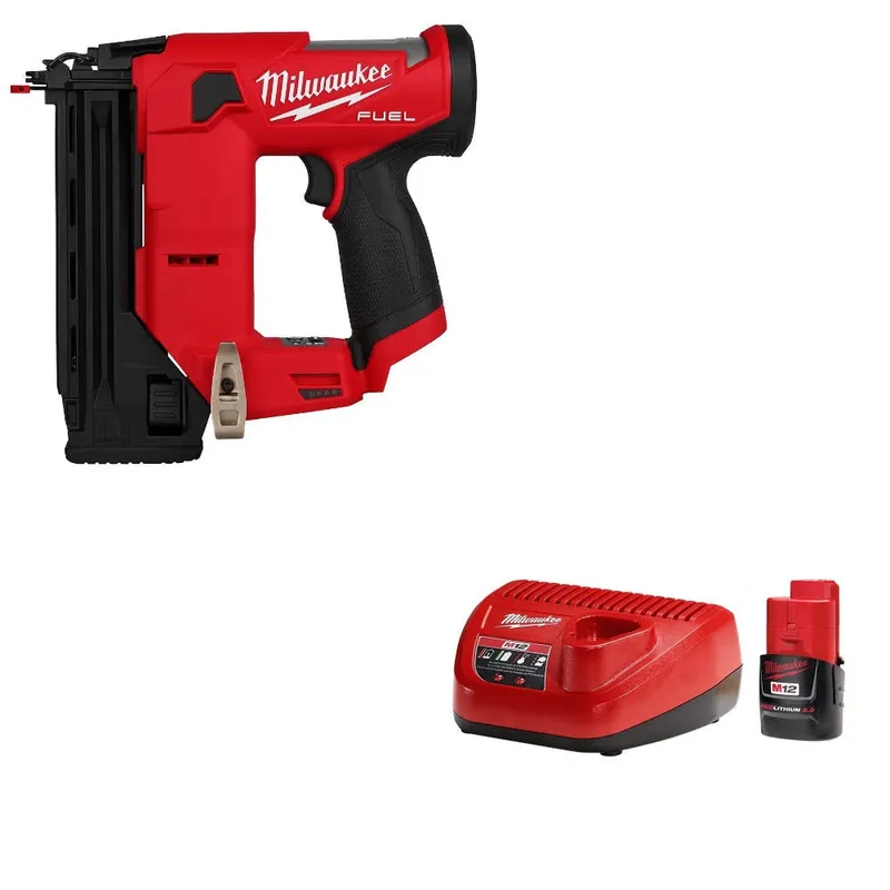 Milwaukee Brad Nailer Kit W/ 48-59-2420 Battery and Charger