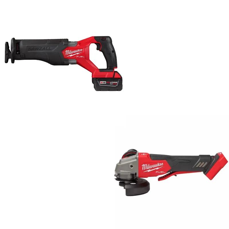 Milwaukee M18 FUEL Recip Saw Kit W/ FREE 2888-20 M18 FUEL Grinder, Bare