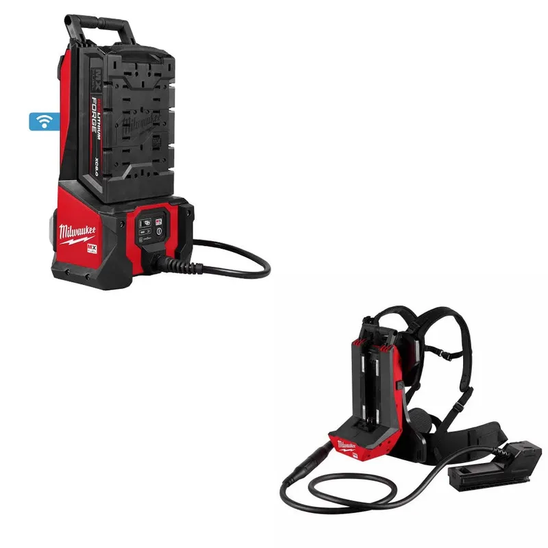 Milwaukee Concrete Vibrator Kit W/ FREE MXF010-0 Battery Ext
