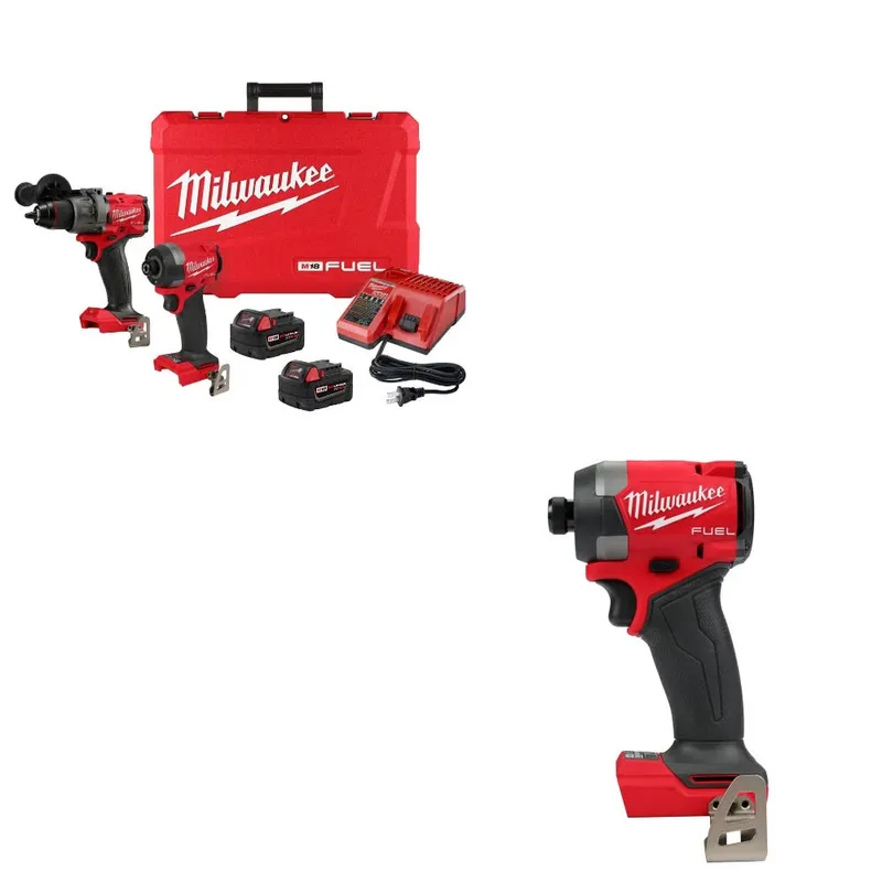 Milwaukee 2-Tool Combo Kit W/ FREE 2953-20 Impact Driver