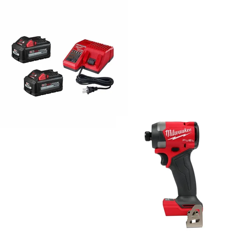 Milwaukee Battery/Charger Kit W/ FREE 2953-20 Impact Driver