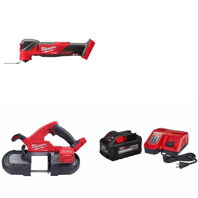 Milwaukee M18 FUEL Multi-Tool W/ 2829-20 Band Saw & FREE Starter Kit