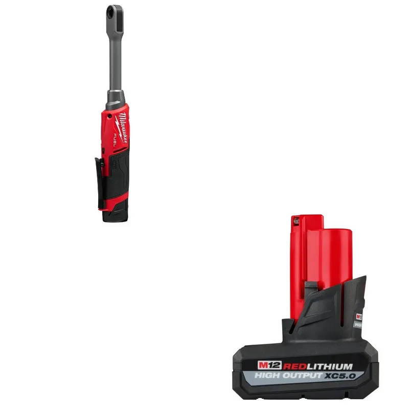Milwaukee M12 INSIDER Ratchet Kit W/ FREE 48-11-2450 XC5.0 Battery