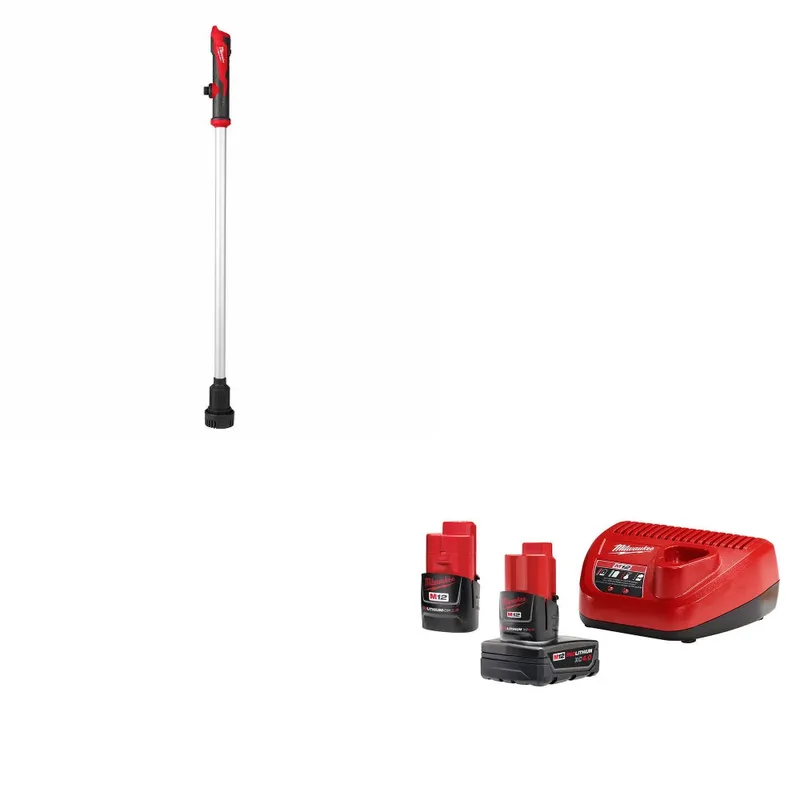 Milwaukee M12 Stick Transfer Pump W/ FREE 48-59-2424 M12 12V Starter Kit