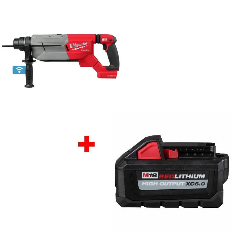 Milwaukee M18 FUEL Rotary Hammer w/ FREE 48-11-1865 M18 Battery Pack