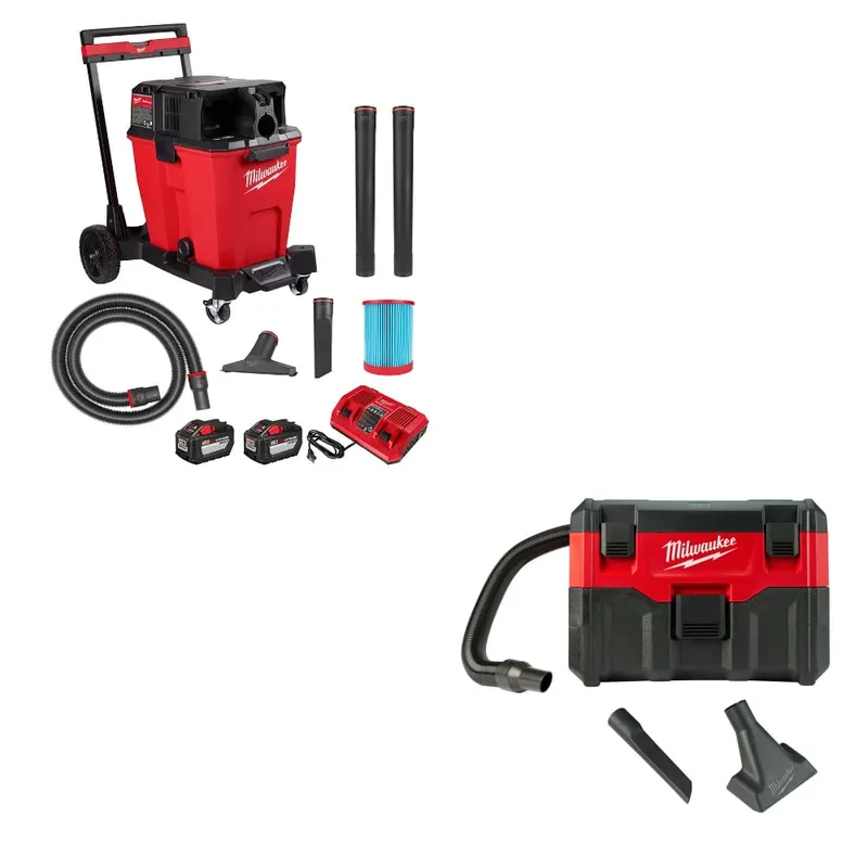 Milwaukee M18 FUEL Wet/Dry Vacuum Kit W/ FREE 0880-20 18V Vacuum, Bare