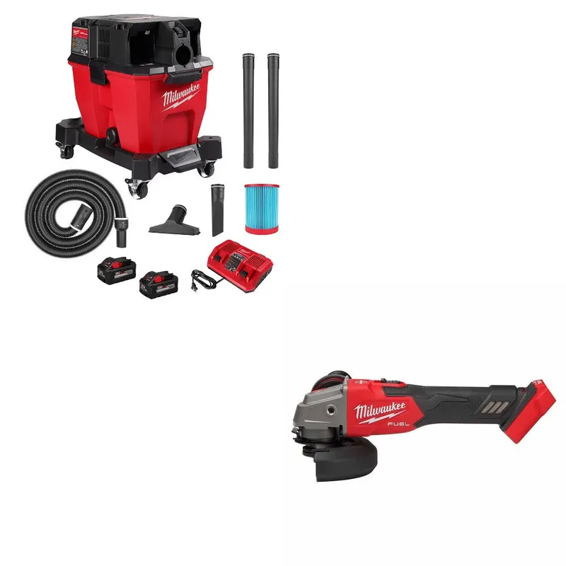 Milwaukee Vacuum Kit W/ FREE 2889-20 Grinder