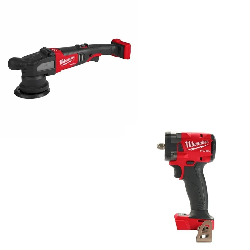 Milwaukee 15mm Random Orbital Polisher W/ FREE 2854-20