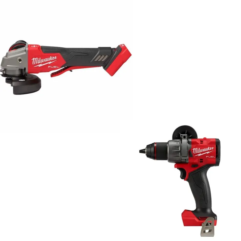 Milwaukee M18 FUEL Braking Grinder w/ FREE 2904-20 M18 FUEL Drill/Driver
