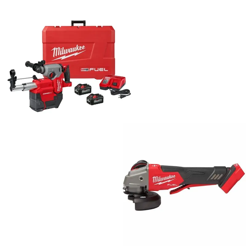 Milwaukee M18 FUEL Rotary Hammer Kit W/ FREE 2888-20 M18 FUEL Grinder