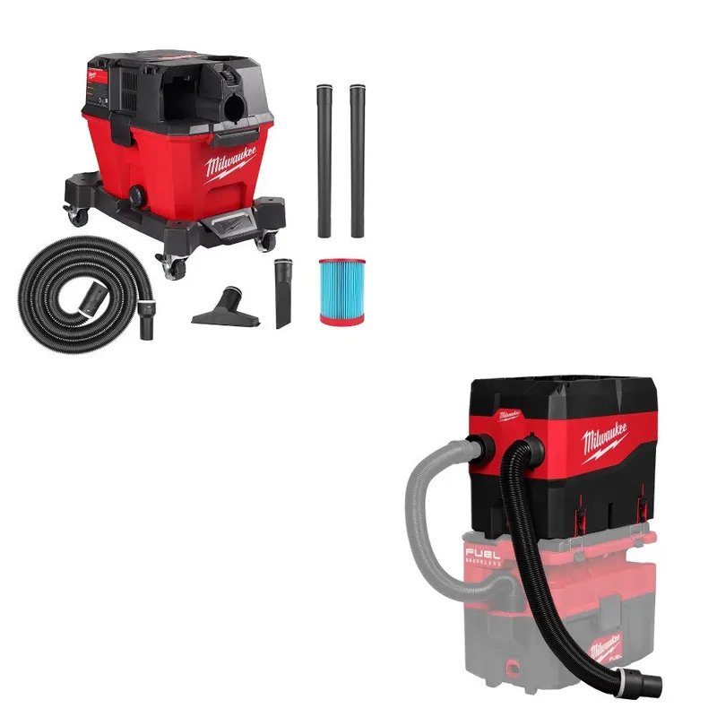 Milwaukee Vacuum Kit W/ FREE 49-90-2200 Debris Separator