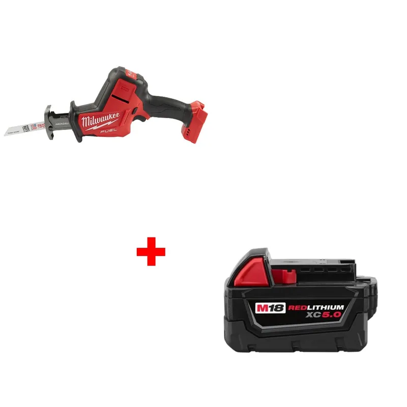 Milwaukee M18 FUEL Hackzall Bare Tool w/ FREE 48-11-1850 Battery