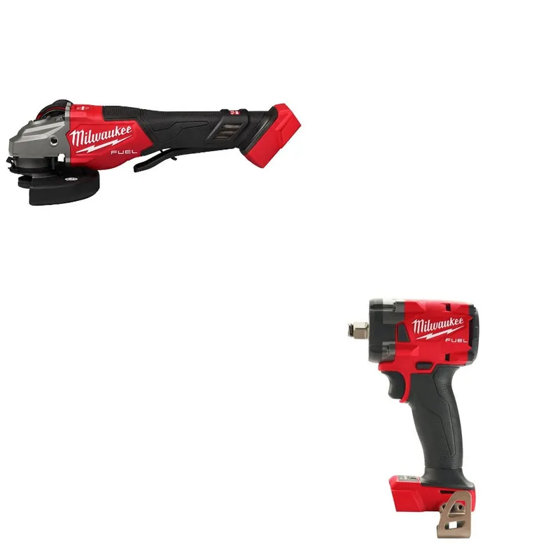 Milwaukee M18 FUEL Grinder Kit W/ FREE 2855-20 M18 FUEL Impact Wrench