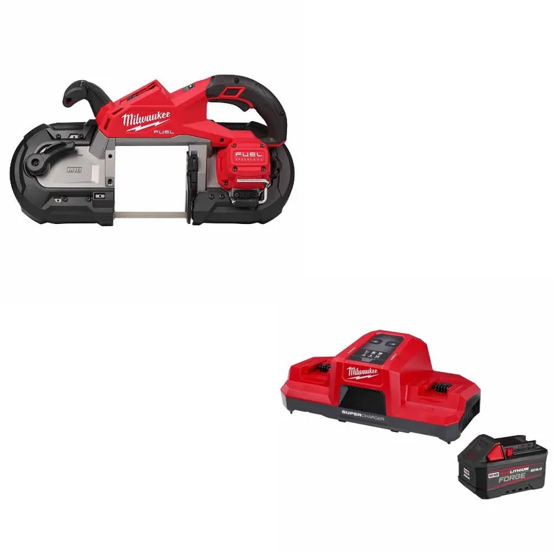 Milwaukee M18 FUEL Deep Cut Band Saw W/ 48-59-1861 M18 18V Starter Kit