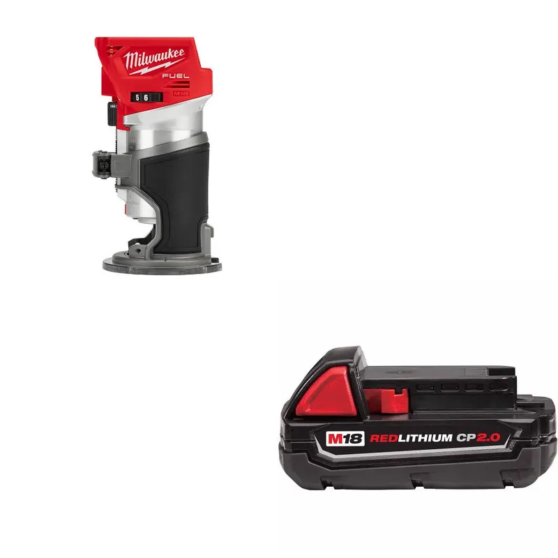 Milwaukee M18 FUEL Router, Bare Tool W/ 48-11-1820 M18 2.0 Battery Pack
