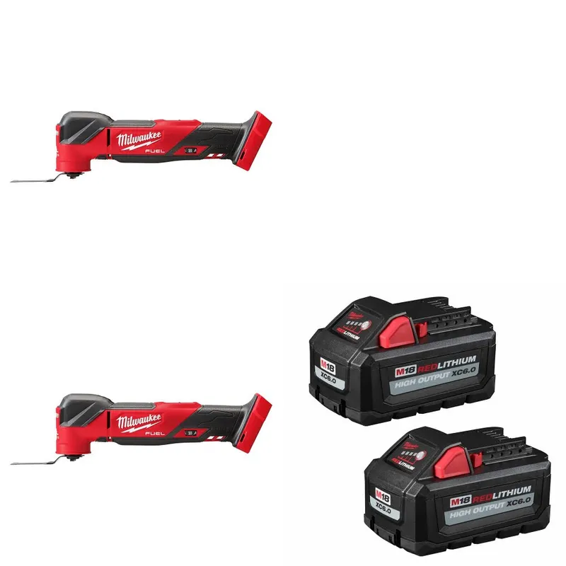 Milwaukee M18 FUEL Multi-Tool, 2 Pack W/ FREE 48-11-1862 M18 Battery-2Pk